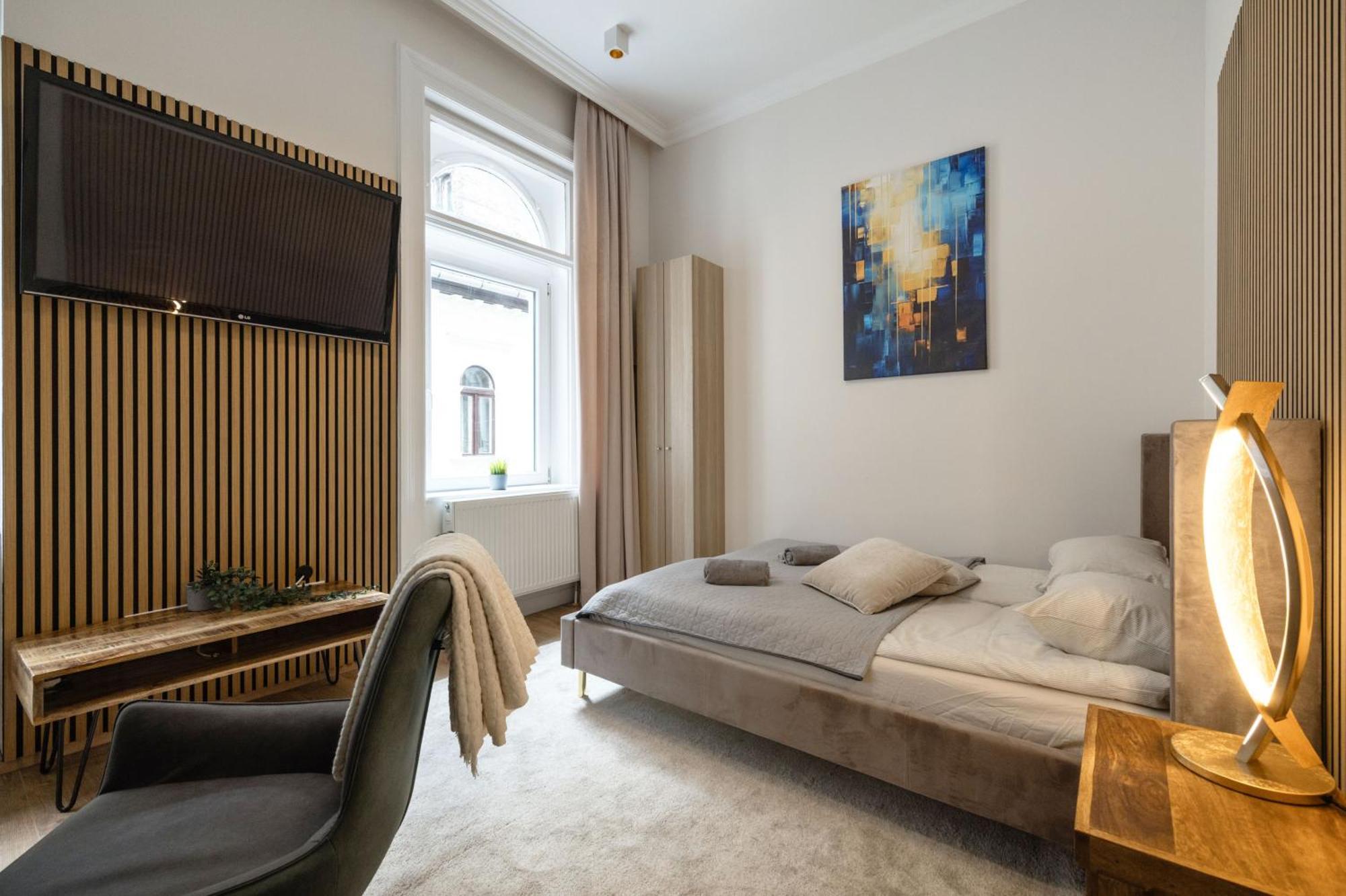 Apartmán Sleek Downtown Living Budapešť Exteriér fotografie