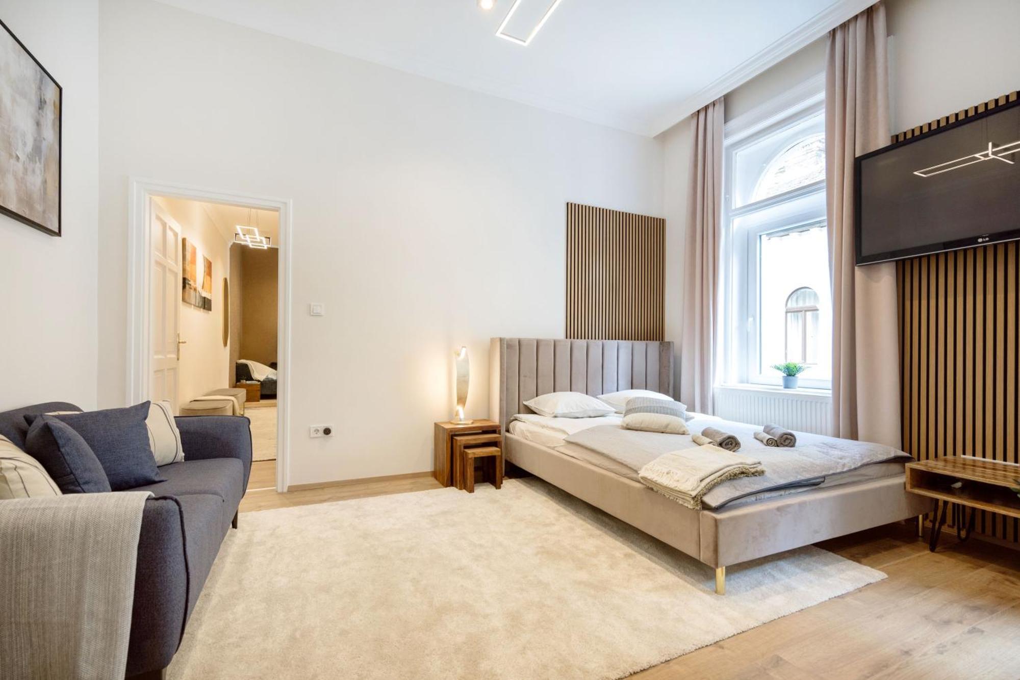Apartmán Sleek Downtown Living Budapešť Exteriér fotografie