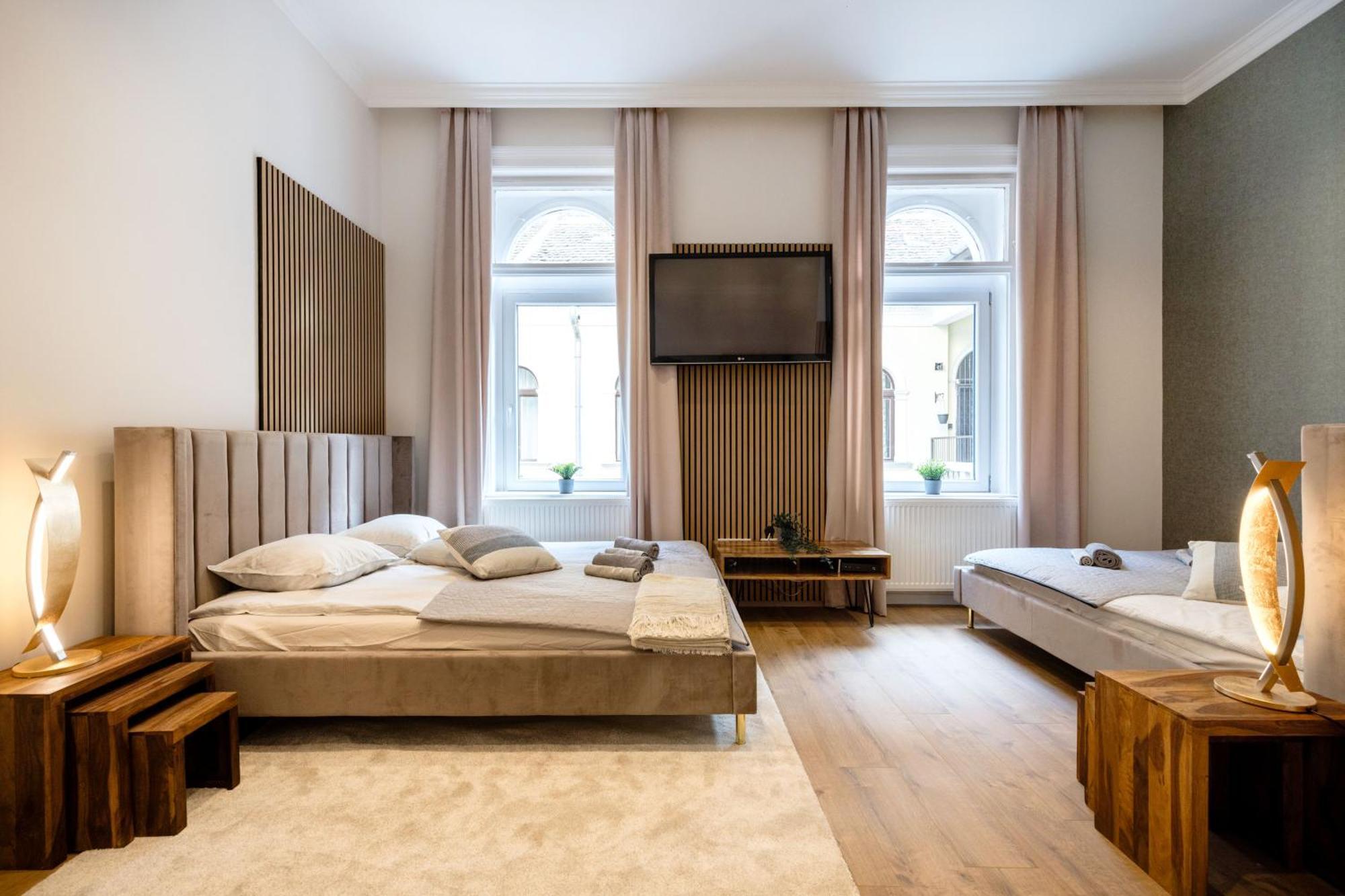 Apartmán Sleek Downtown Living Budapešť Exteriér fotografie