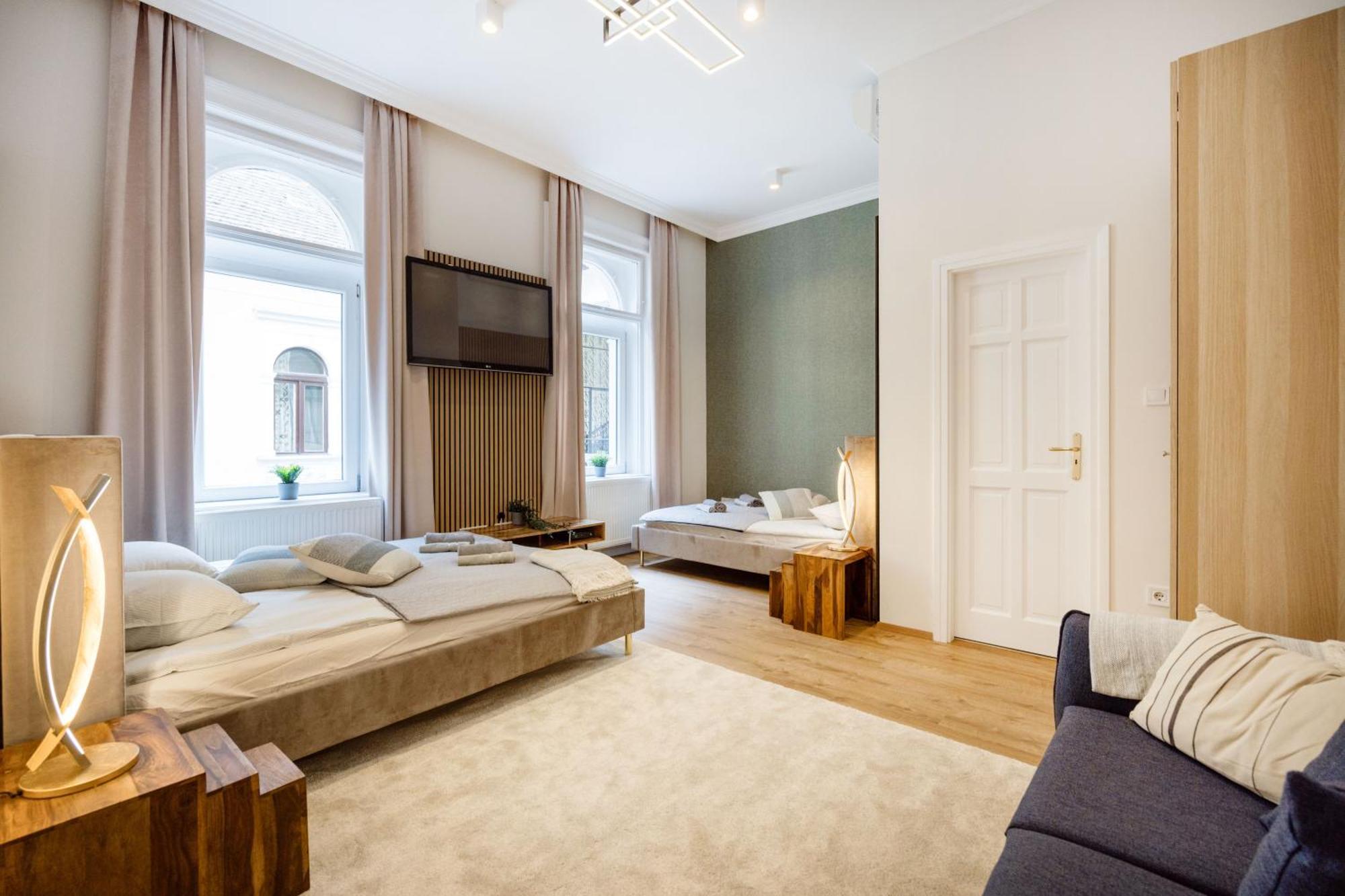 Apartmán Sleek Downtown Living Budapešť Exteriér fotografie